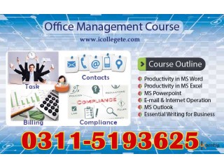 #Admission open 2023# Office Management Course in Karachi