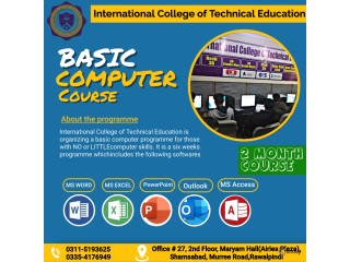 #Professional Basic Computer Course #Rawalpindi #2023
