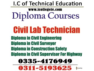#Civil Lab Technician Diploma In Bhakkar