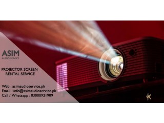 Projector Screen Rent In Karachi - Asim Audio Service