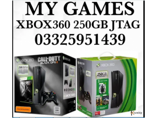 NEW XBOX360 SLIM 250GB JTAG ( MY GAMES ) BAHRIA