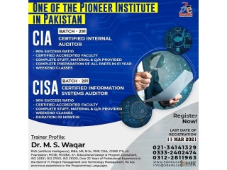 CIA and CISA Certification Program - 3D Educators